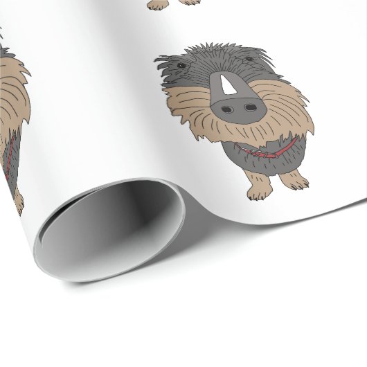 Hugo, der Wursthund Geschenkpapier (Rolleneckpunkt)