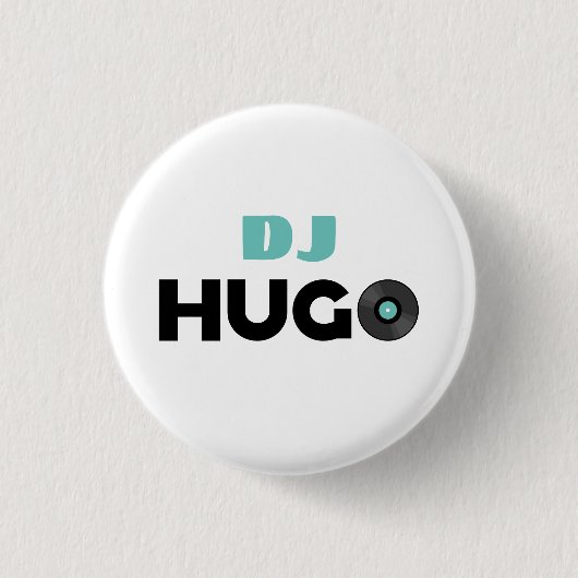 Hugo DJ Button (Vorderseite)