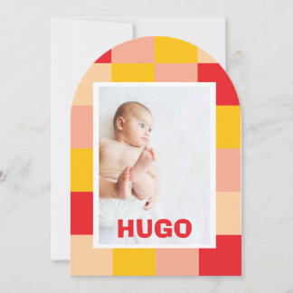 Hugo-Geburtsmeldung Einladung
