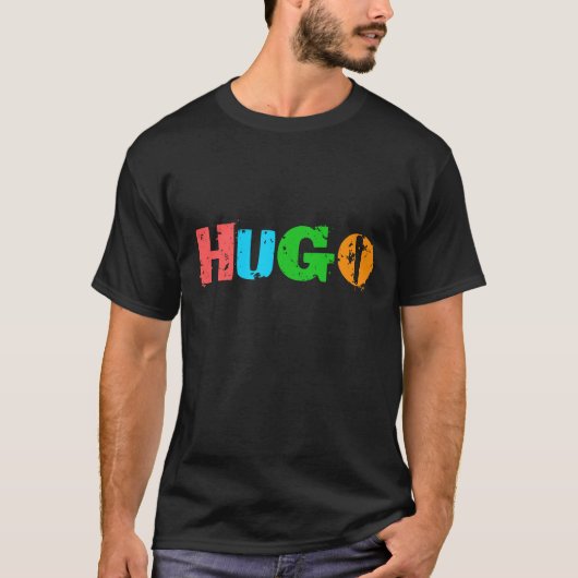 Hugo grunge beliebige Farben T - Shirt (Vorderseite)