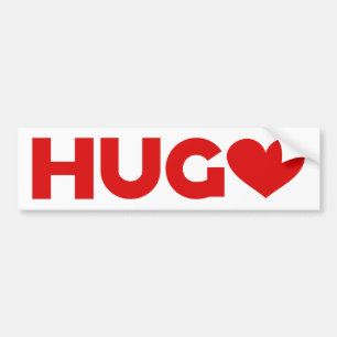 Hugo Liebe Autoaufkleber