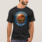 Hugo Oklahoma OK Total Solar Eclipse 2024 3 T-Shirt (Vorderseite)