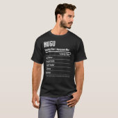 Hugo Serving Size Nutrition Label Kalorien T-Shirt (Vorne ganz)