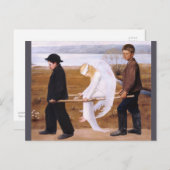 Hugo Simberg Das verletzte Engelchen CC1257 Update Postkarte (Vorne/Hinten)