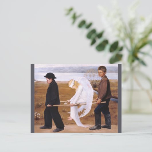 Hugo Simberg Das verletzte Engelchen CC1257 Update Postkarte (Stehend Vorderseite)