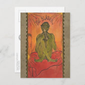 Hugo Simberg Der Teufel bläst CC0612 Postcard Postkarte (Vorne/Hinten)