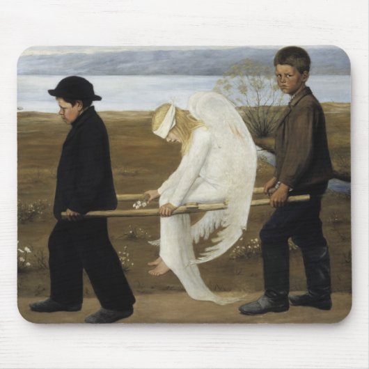 Hugo Simberg - der verletzte Engel Mousepad (Vorne)