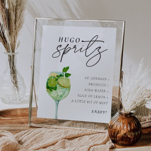 Hugo Spritz Signature Drink Paare Dusche Poster