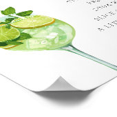 Hugo Spritz Signature Drink Paare Dusche Poster (Ecke)