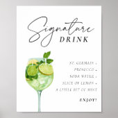 Hugo Spritz Signature Drink Paare Dusche Poster (Vorne)