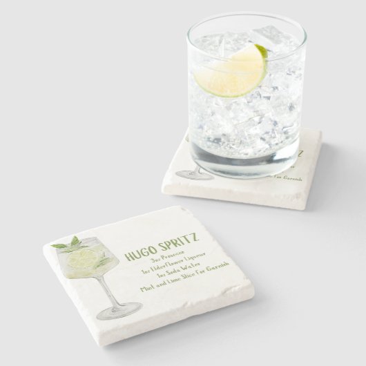 Hugo Spritz Untersetzer (Seitenansicht)