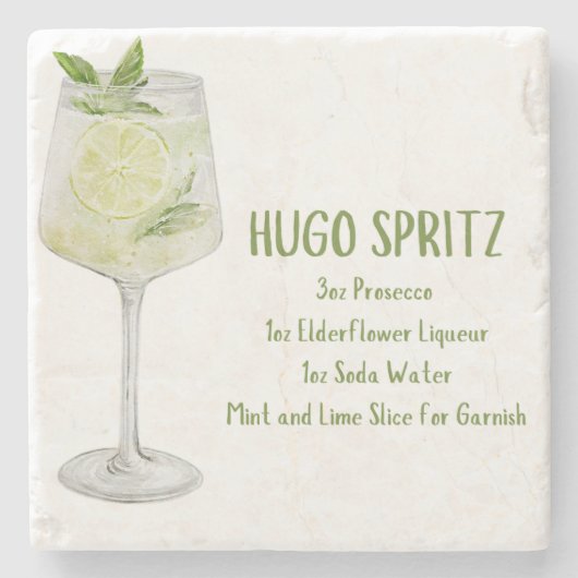 Hugo Spritz Untersetzer (Vorderseite)