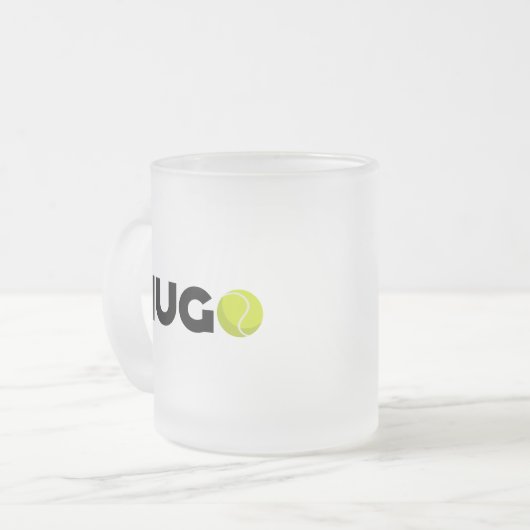 Hugo Tennis Mattglastasse (Vorderseite Links)