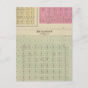 Hugoton, Voorhees, Frisco, Kansas Postkarte