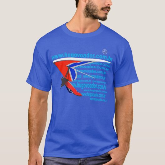 HUGOVOADOR.COM.BR ,(pontocentral) T-Shirt (Vorderseite)