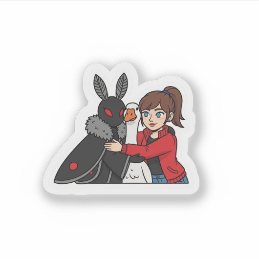 Hugs 4 Goose Aufkleber (Vorderseite)