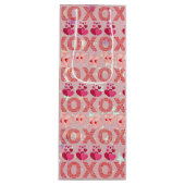 Hugs and kisses baby geschenktüte für weinflaschen (Vorderseite)