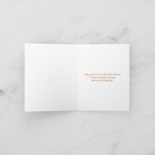 Hugs and Kisses für Mr. und Mrs. Wedding Gruß Karte (Innenseite)