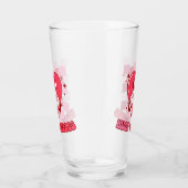 "Hugs and Kisses" | Niedliches und liebenswertes r Glas (Rechts)