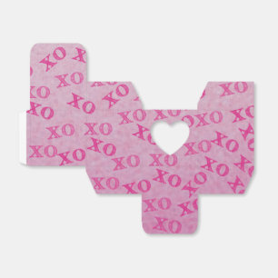 Hugs and Kisses Pink XO Geschenkschachtel