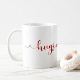 Hugs and Kisses Valentine's Day Coffee Tasse