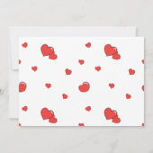 Hugs and Kisses Valentine's Day Custom Foto Mitteilungskarte (Rückseite)