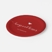 Hugs and Kisses Valentine's Day Paper Tellers Pappteller (Schrägansicht)