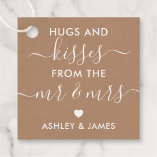 Hugs and Kisses von Herrn und Frau Tag, Kraft Geschenkanhänger