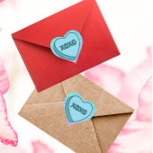 Hugs and Kisses XOXO Herz-Aufkleber