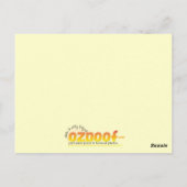 Hugs auf der Dancefloor Postkarte (Rückseite)