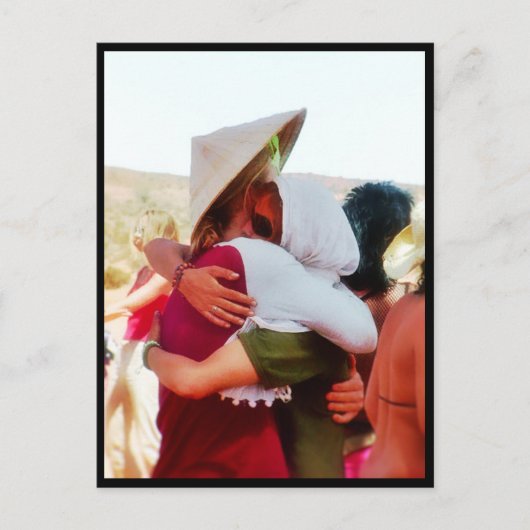 Hugs auf der Dancefloor Postkarte (Vorderseite)