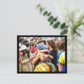 Hugs auf der Dancefloor Postkarte (Stehend Vorderseite)