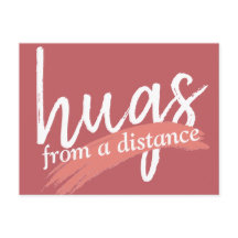 Hugs aus der Ferne in Lila pink