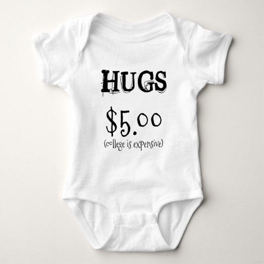 Hugs Baby Bodysuit Strampler (Vorderseite)