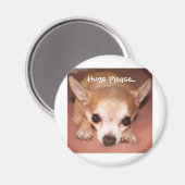 Hugs bitte. magnet (Vorderseite/Rückseite)