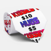 Hugs Five Dollars Kisses Zehn Dollar Krawatte (Gerollt)