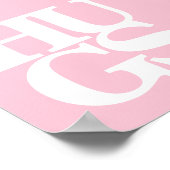 Hugs Grafik Girls Kinderzimmer Wandkunst Poster (Ecke)