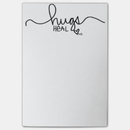 Hugs Heal Post-It-Notes Post-it Klebezettel
