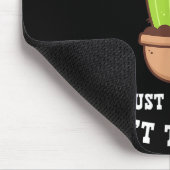 Hugs Just Kidding Don't Touch Me Funny Cactus  Mousepad (Ecke)