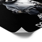 Hugs Just Kidding Don't Touch Me Racoon Workout Gy Poster (Ecke)