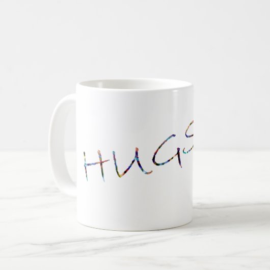 Hugs Kaffeetasse (Vorderseite Links)