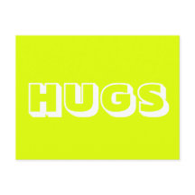 Hugs, kartreuse weiß