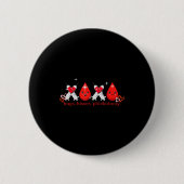 Hugs Kiss Phlebotomy Valentines Phlebotomist Lab T Button (Vorderseite)