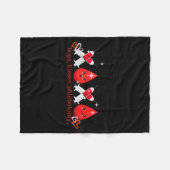 Hugs Kiss Phlebotomy Valentines Phlebotomist Lab T Fleecedecke (Vorderseite (Horizontal))