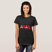Hugs Kiss Phlebotomy Valentines Phlebotomist Lab T T-Shirt (Vorne ganz)