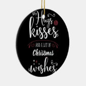 ***HUGS KISSES CHRISTMAS*** CHRISTMAS ORNATION KERAMIK ORNAMENT (Rechts)