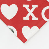 Hugs & Kisses Fleece Throw (Ecke)
