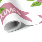 Hugs & Kisses Geschenkpapier (Rolleneckpunkt)
