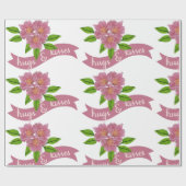 Hugs & Kisses Geschenkpapier (Flach)