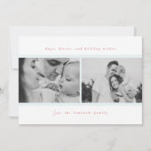 Hugs, Kisses, Holiday Wishs Ankündigung (Vorderseite)